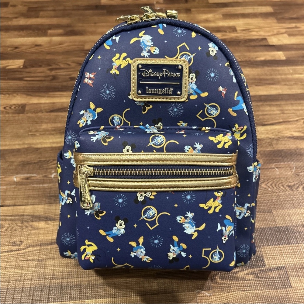 Disney Loungefly Backpack 50th Anniversary NWT